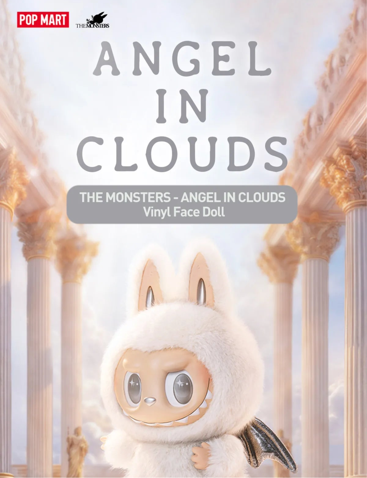 Labubu - Angel in the Clouds Vinyl Face Doll